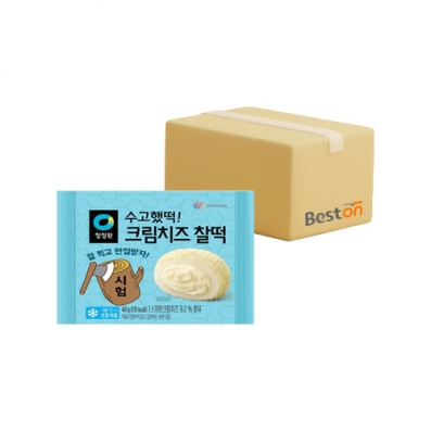 청정원 수고했떡 크림치즈찰떡 40g 1박스(30개입)