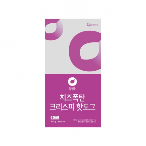 청정원 치즈폭탄 크리스피핫도그 600g