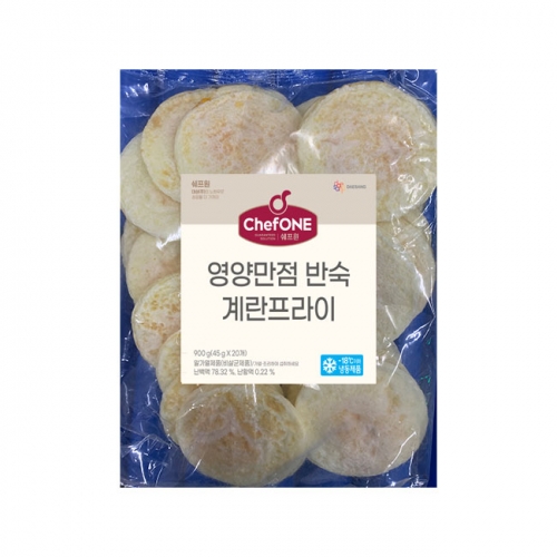 쉐프원 영양만점 반숙 계란프라이 900g (45gx20ea)