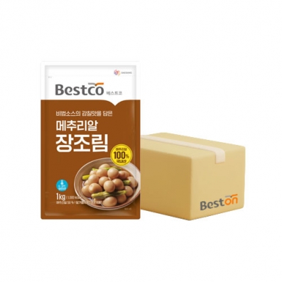 베스트코 메추리알 장조림 1kg 1박스(10개입)