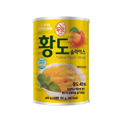 두잇 황도 슬라이스 400g