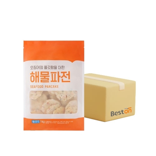 직수입 해물파전 1kg 1박스(10개입)
