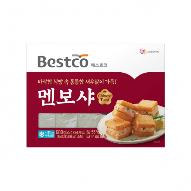베스트코&nbsp;멘보샤 600g(25g*24입)