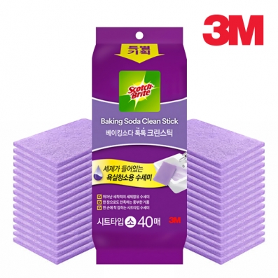 3M 베이킹소다 크린스틱 소형 40매