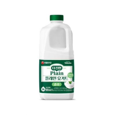 서울우유 플레인 요거트 무가당 1.8L