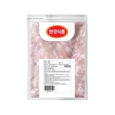 [신선축산] 한강식품 냉동 국내산 닭목살 1kg
