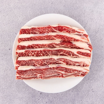 [신선축산] LA갈비용 우꽃갈비 100g 미국산/냉동