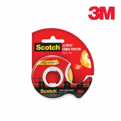 3M 522 스카치 투명 테이프 디스펜서 (12 mm x 20 m)