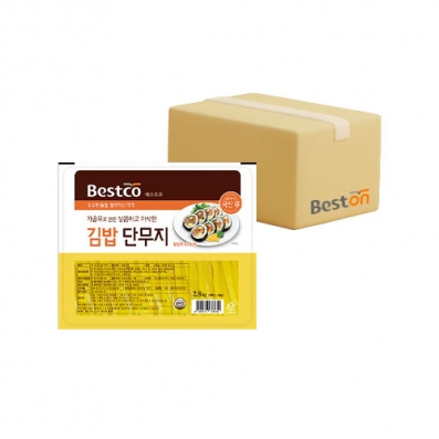 베스트코 김밥 단무지 2.8kg 1박스(4개입)