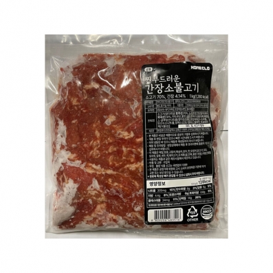 [신선축산] 찐 부드러운 간장 소불고기 1kg