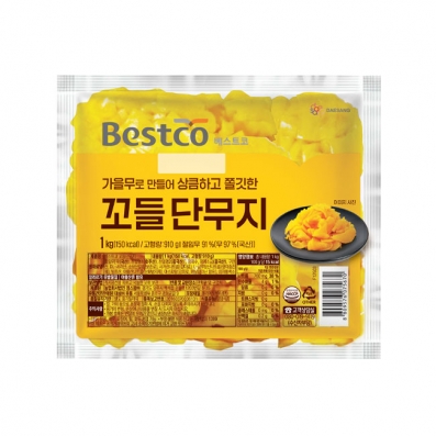베스트코 꼬들 단무지 1kg