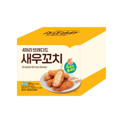 4마리 브레디드 새우꼬치 825g(55gX15)