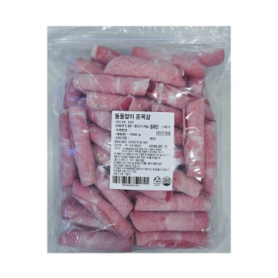[신선축산] 돌돌말이 돈목살 1kg
