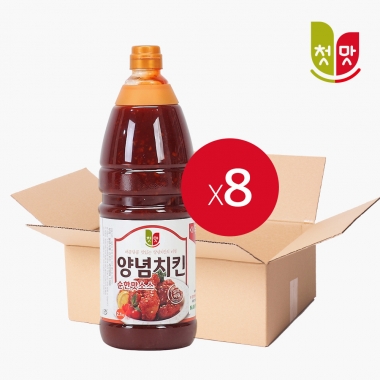 양념치킨순한맛소스2.1kg 1박스(8개입)