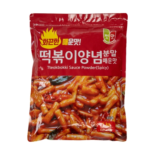 첫맛 떡볶이 양념 분말 매운맛 1kg