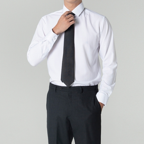 맨하탄 뱀부 빅사이즈 스트레치셔츠 일반핏