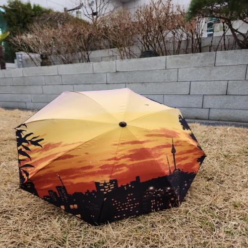 이중 3단 수동 양산 - 우리는 저물어 간 노을같아요