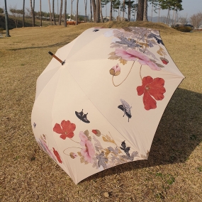 60 목봉 장우산 - 양귀비꽃과 나비
