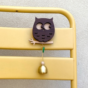 슬로우리스트 행운 부엉이 도어벨