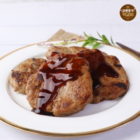 와룡총각 한돈 곤약 떡갈비 스테이크