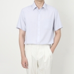 모달 빅사이즈 베이직 반소매셔츠 슬림핏