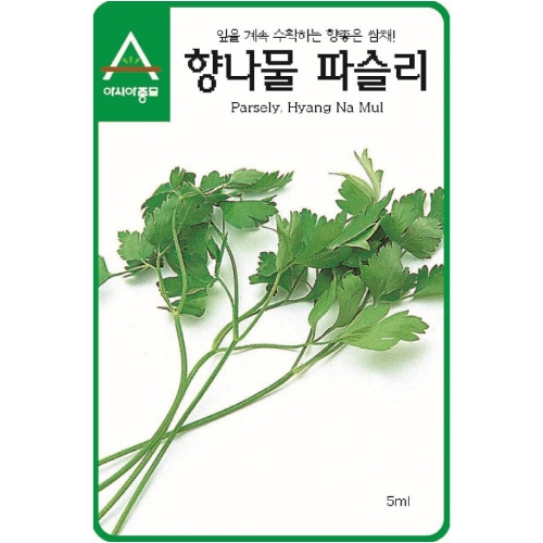 (향나물씨앗종자) 잎파슬리-향나물 (2g,250g)