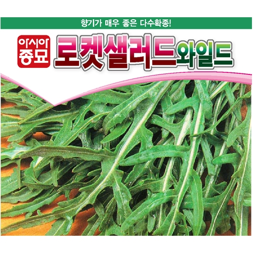 아시아종묘 루꼴라종자씨앗 와일드로켓샐러드(12g,12g*3개,1kg)