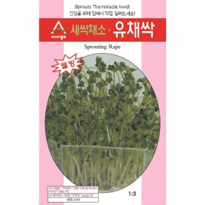 (아시아종묘/새싹씨앗) 유채싹(30g,1kg) 새싹채소