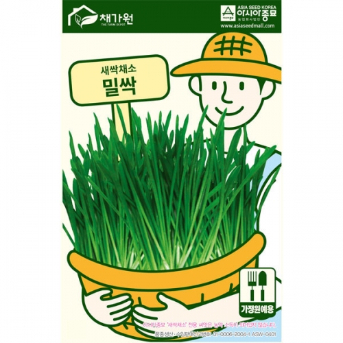 (아시아종묘/새싹씨앗) 밀싹(30g,30gx3,1kg) 새싹채소