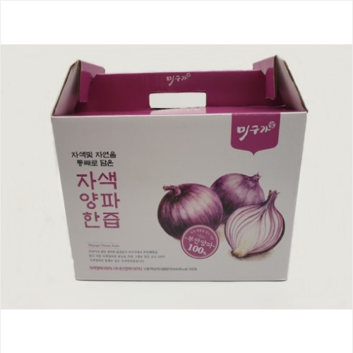 미구가 빨간 적색 해풍양파 자색양파즙 50봉 1박스 120ml C21