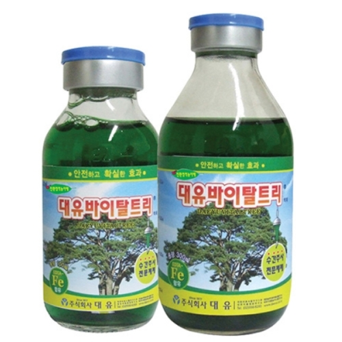 대유 바이탈트리(100mL, 300mL) - 고급수간주사액 소나무수액 수목주사 수간주사 나무영양제