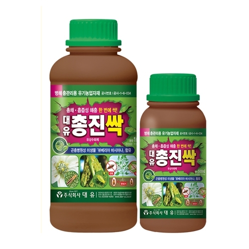 아시아종묘 대유 총진싹(500ml,1L) -  총채, 흡증성 해충 *꼬꼬마양배추 수경재배용*