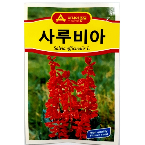 (아시아종묘/꽃씨앗) 사루비아 1kg C27