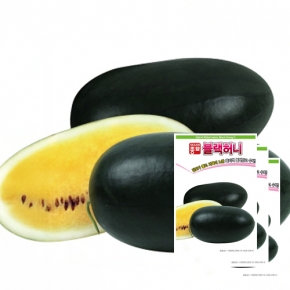 아시아종묘 수박씨앗종자 블랙허니 수박(10립x3)