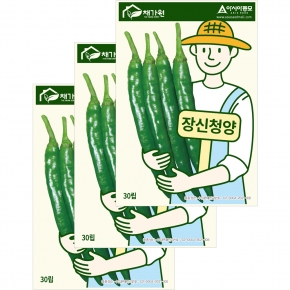 아시아종묘 고추씨앗종자 장신청양(30립x3)