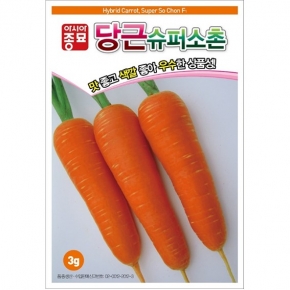 아시아종묘 당근씨앗종자 슈퍼소촌(80g) 봄당근