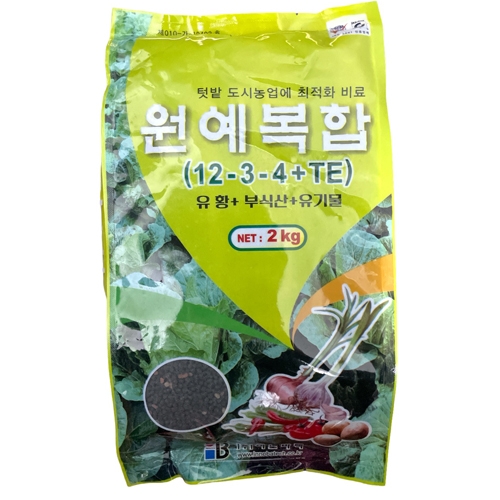 이노바텍 원예복합 비료 12-3-4+TE (2kg)