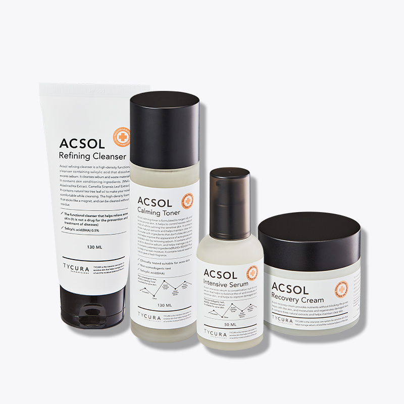 티큐라 아크솔 4종 세트