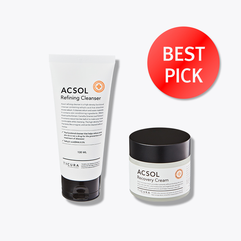 아크솔 클렌저-크림 세트