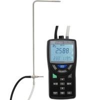 테스 피토튜브 풍속/차압계 TES-3142U 야외 공기 풍속측정기 차압측정기 USB 타입