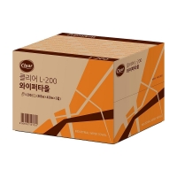 광진산업 클리어 산업용 와이퍼 타올 200매 300매 L-200 L-300 화이트 흡착포