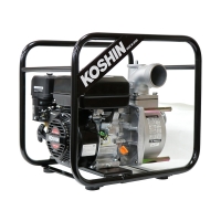 코신 4행정 가솔린 엔진 양수기 80mm STV-80X 오수용 폐수용 배수펌프 물펌프