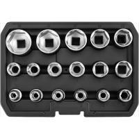 세신 1/2 핸드소켓세트 SB-1712M 6각 17pcs (8~32mm) 복스알