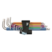 Wera 베라 멀티컬러 스테인리스 육각렌치세트 3950/9 (9pcs) 05022669001