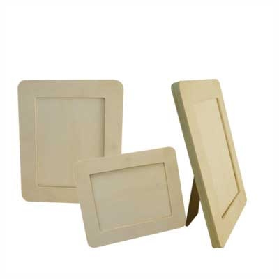 라운딩 나무 액자[반제품]