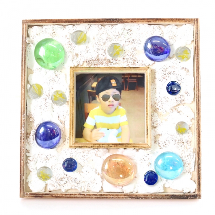 (2명용)꾸밈용 사각 구슬액자