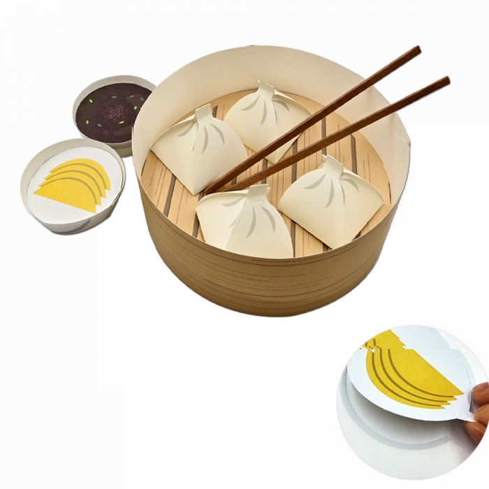 종이 공예 소꿉놀이 만두 만들기