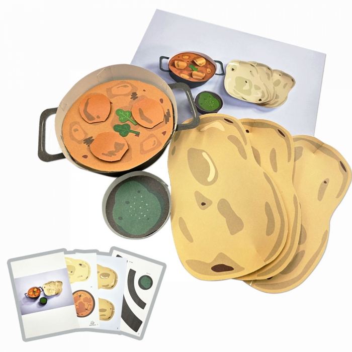 종이 공예 소꿉놀이 인도카레 만들기