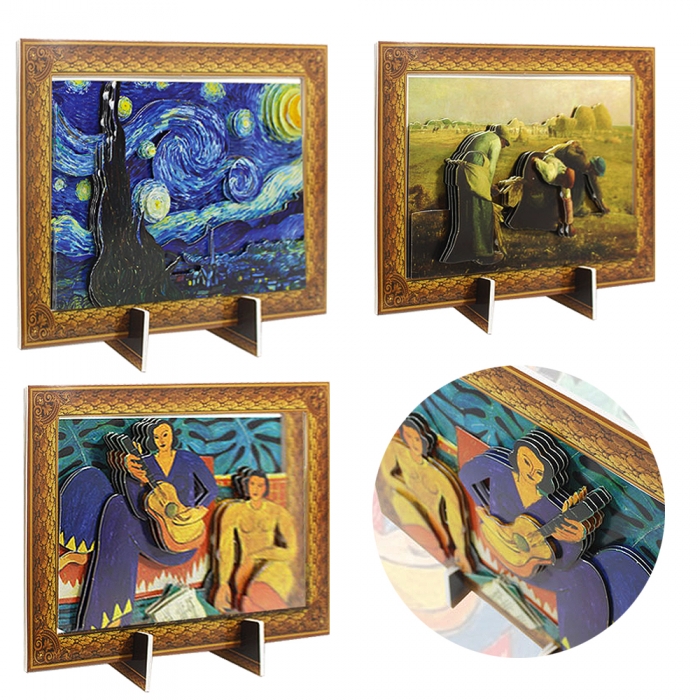 3D 입체 명화 액자만들기