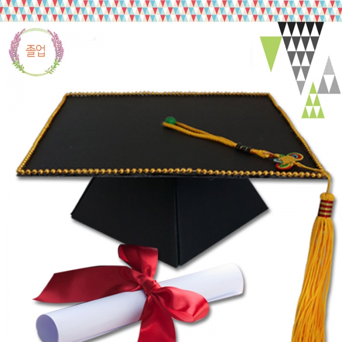 졸업 학사모 만들기(5인세트)